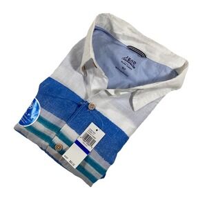 Izod Saltwater Shirt Mens XLT Button Up Cool Fx NWT Beach Ocean $60 MSRP